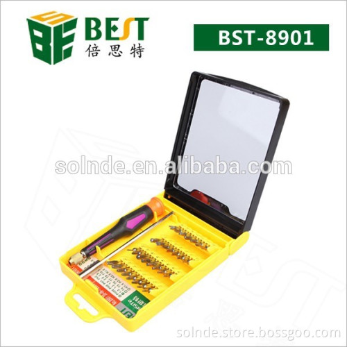 BEST 8901 30pcs in 1 precision screwdriver set for computer and laptop repairing